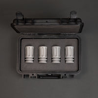 Black / (4) Ghost Grey  Muzzleshot Military Shot Glass